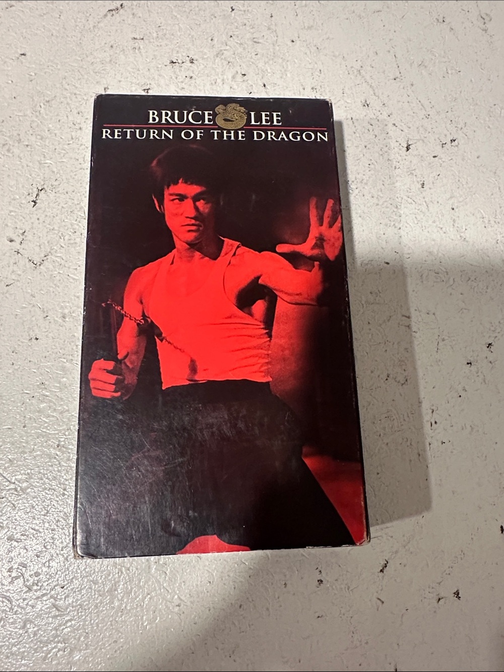 Bruce Lee Return of the Dragon VHS - Black & Red